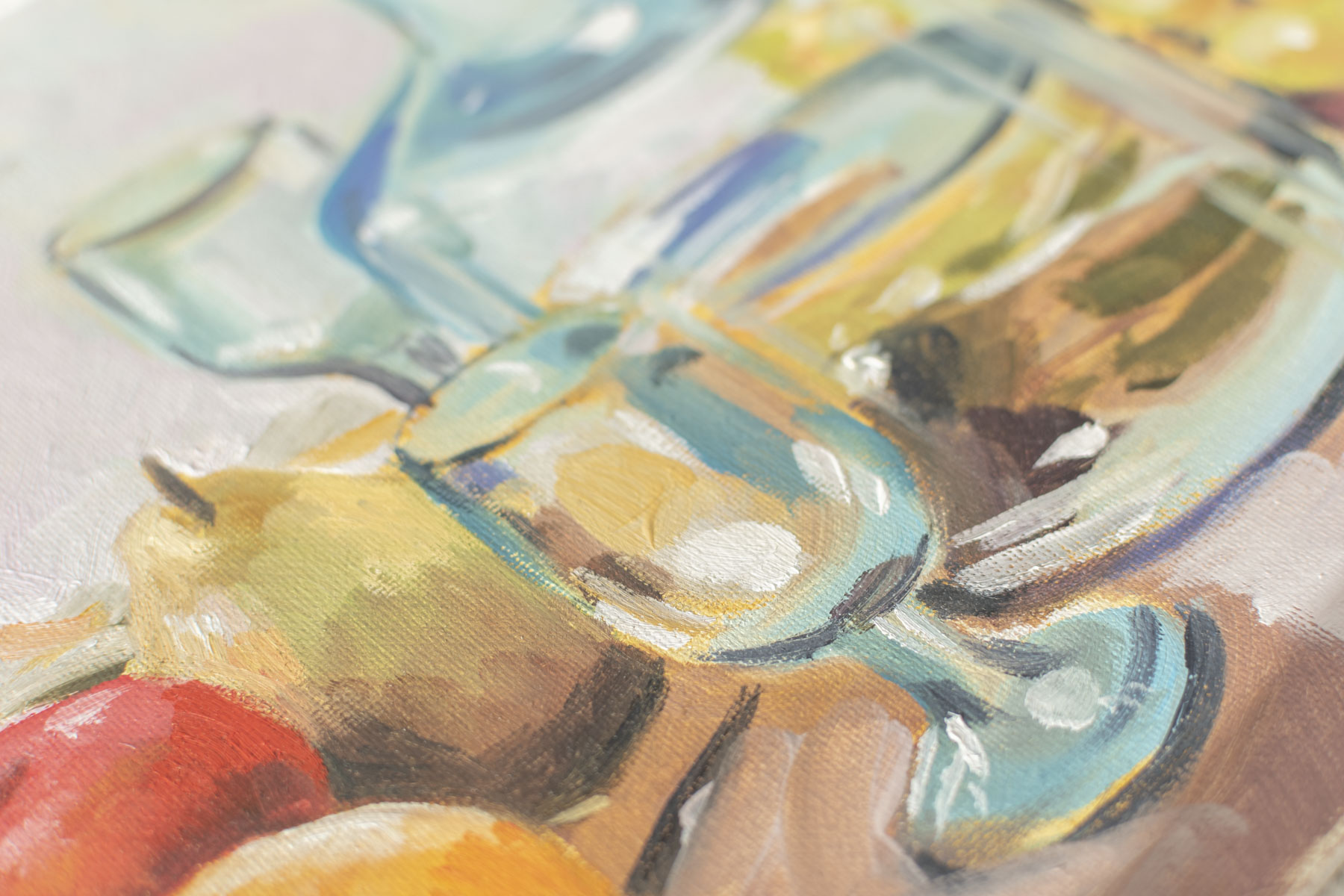 Brigitte dans son atelier